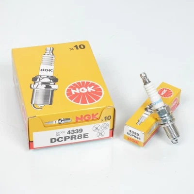 Bougie d'allumage NGK pour Moto Gilera 600 Nord west 1991 à 1994 DCPR8E Neuf - Photo 1/3
