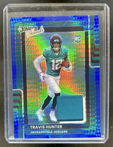 2025 Donruss Optic Travis Hunter Blue Hyper (RAW)