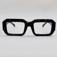 Thick Acetate Eyeglasses Frames Square Reading Glasses Fashion Retro Men Women