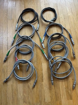 10 x Lemo Studio Patchkabel FFP-0S -1m - verschiedene Farben