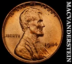 1944 Lincoln Wheat Cent - Choice Gem Brilliant Uncirculated MS+++++ Red  #i4224