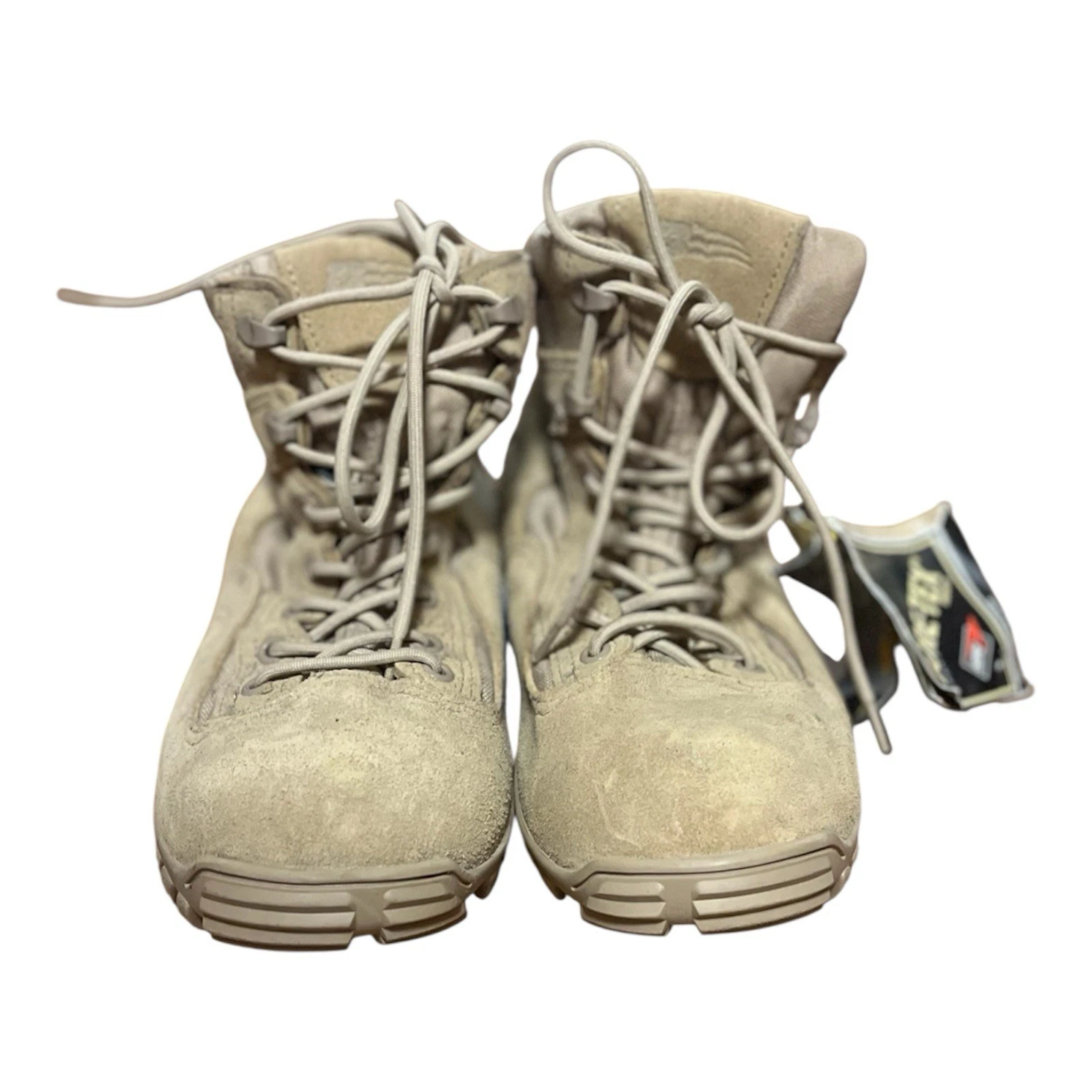 New GoreTex Tactical Combat Boots Tan Waterproof Military Hiking Work Sz. 10