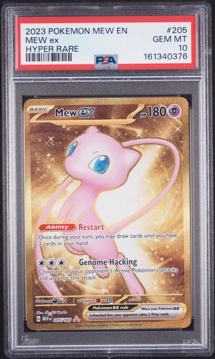 Mew Pokémon TCG Professional Sports Authenticator (PSA) Grade 10