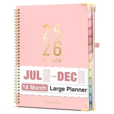Jul 2025 -Dec 2026 Planner, Academic Planner 2025-2026, 18 Month Daily Planne...