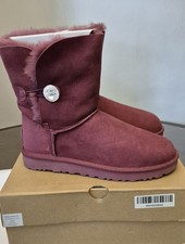 UGG Australia Bailey Button Bling Boots – Oxblood – Size US 9 / UK 7.5 / EU 40