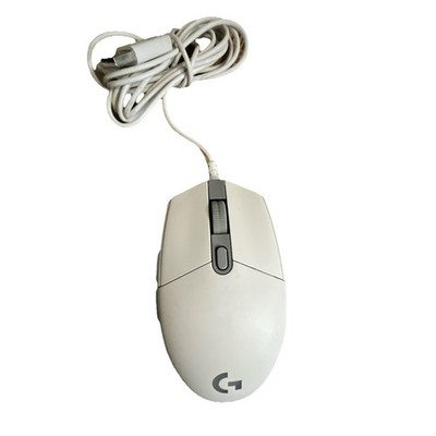 Logitech G102 LIGHTSYNC Wired Optical Gaming Mouse USB, Programmable, White
