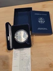 1996-P American Silver Eagle Proof 1 Troy oz .999 Fine Silver Coin in box w/COA
