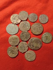 lot of two randomly picked ancient roman coins low to mid quality 