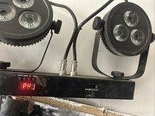 CHAUVET DJ 4BAR LT QuadBT ILS RGBA Wash Light Sys.w/Bluetooth Tripod Bag  Ftsw