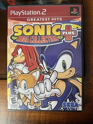 Sony PlayStation 2 Sonic Mega Collection Plus Complete in Box Tested Tested