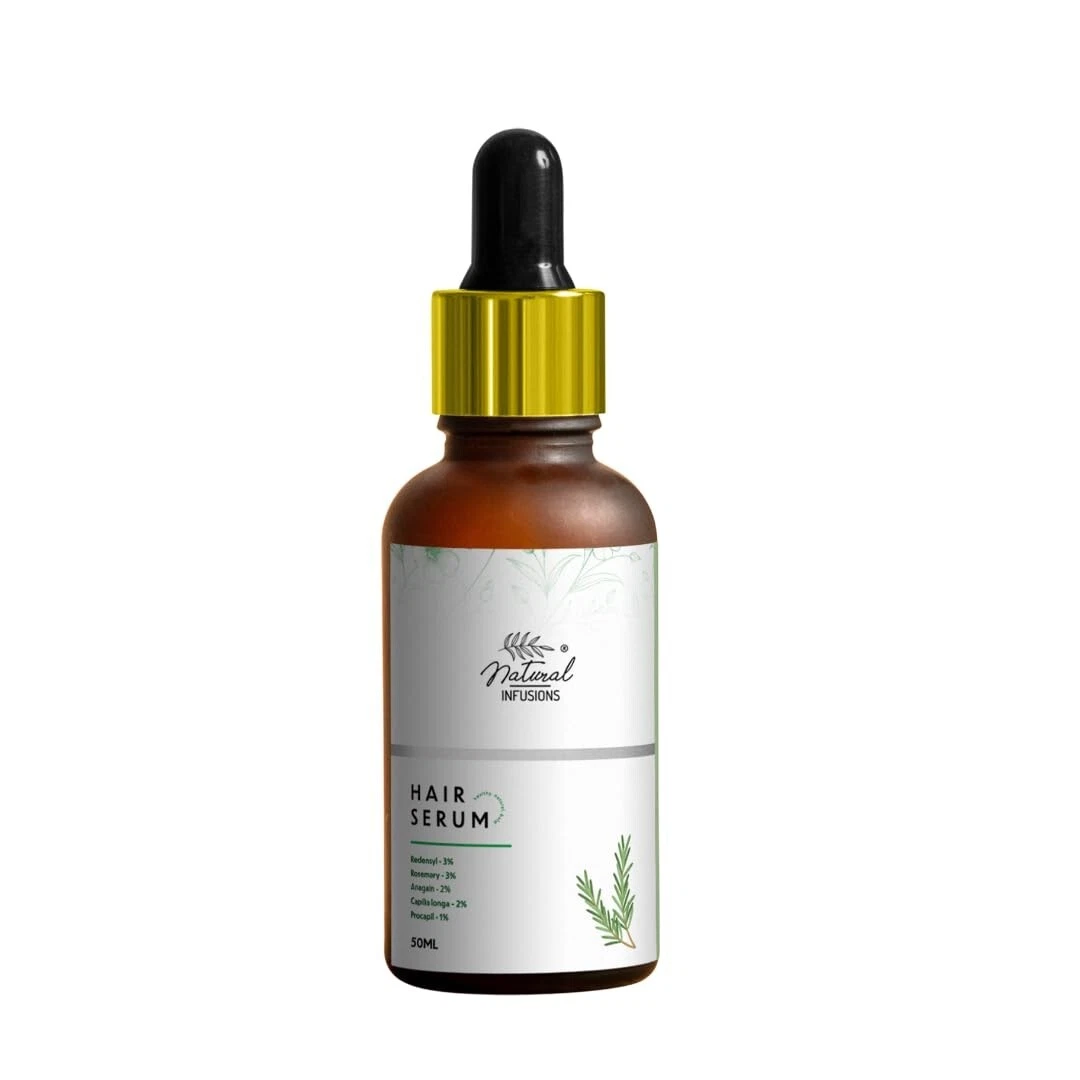 Natural Infusions Hair Growth Serum with 3% Redensyl - 50ml (Pack of 1)