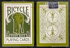 Bicycle Elephant Tsunami blue seal playing cards