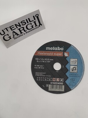 METABO TRENNSCHEIBE FLEXIARAPID SUPER EDELSTAHL Ø150x1,6x22,23mm
