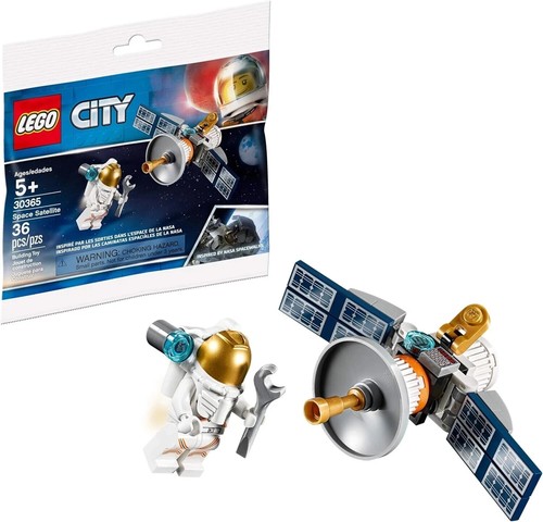 LEGO Space Polybag Oficial Retirado: Satélite Espacial - Set 30365 Nuevo en Caja - Imagen 2 de 3