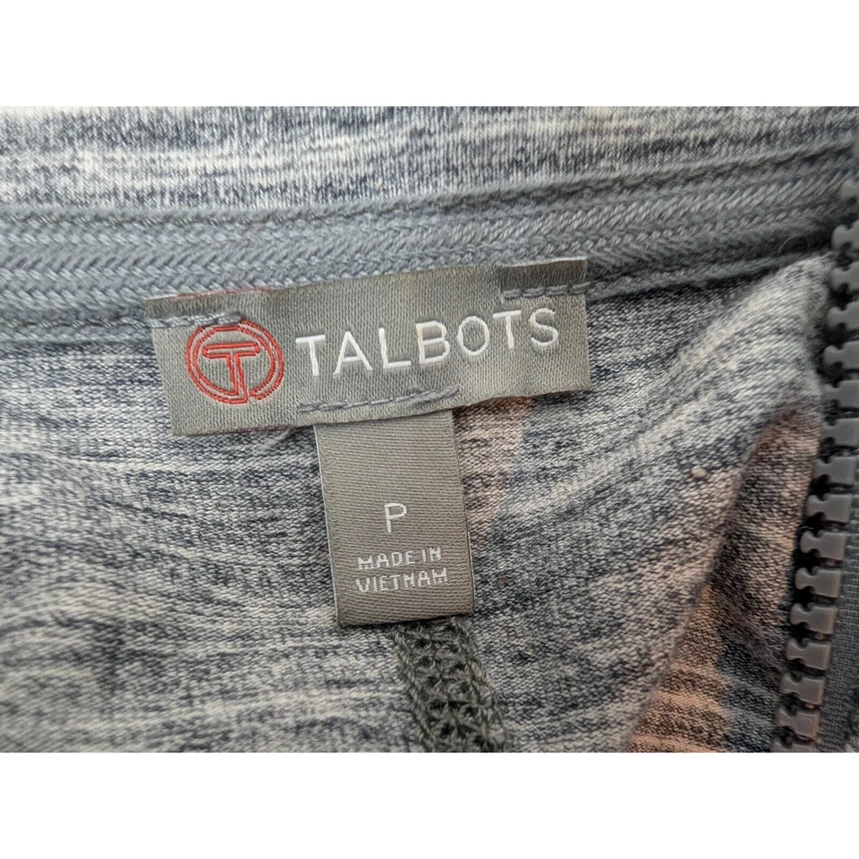 Jaqueta Feminina T by Talbots Activewear Tamanho P Cinza Zíper Completo Athleisure Elástica - Imagem 2 de 4