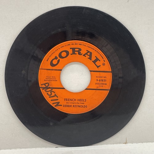 Debbie Reynolds - Tammy - French Heels 45 RPM Coral Records - Foto 4 di 4