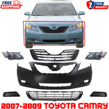 Front Bumper Grille Assembly With Headlight Pairs For 2007-2009 Toyota Camry