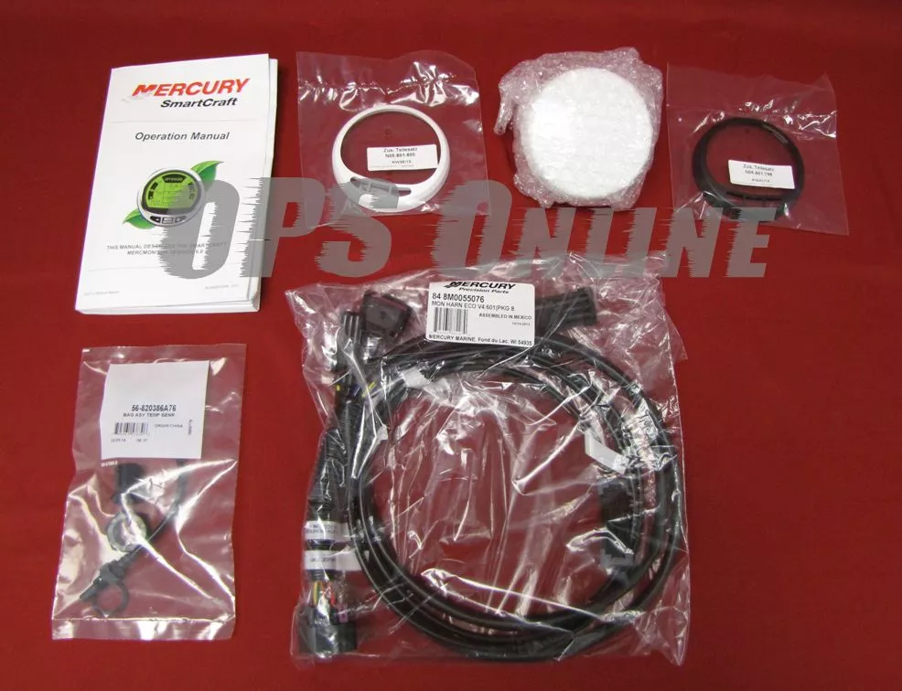 New Mercury ECO Monitor w/CAN Harness & Adaptor 79-8M0119406 