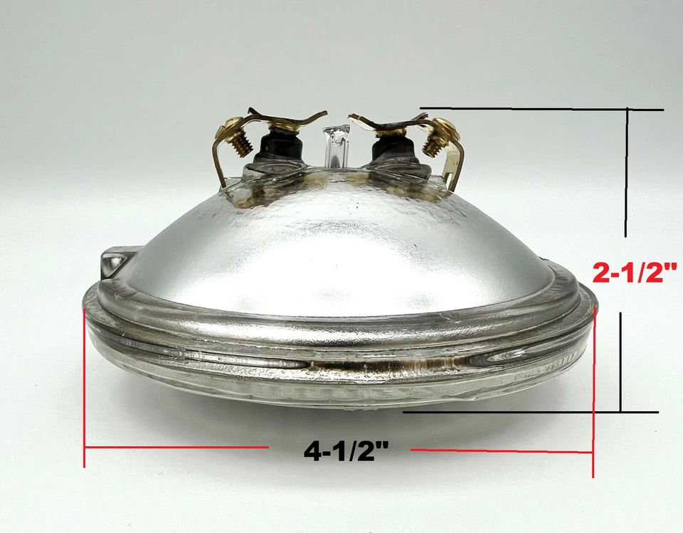 Luz antiniebla de haz sellado transparente para Ford Mustang GT 1964-1968 Foto 3 de 4