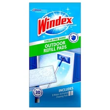 Windex Outdoor Refill Pads 2 Count (1 Pack) Window Glass Cleaner BRAND NEW