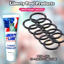 Old Style 1-1⁄2” Piston O-ring BY POOLTEK USA (10-PACK - PTK-252) Anthony + LUBE