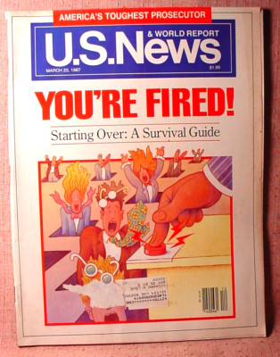 U.S. News & World Report March 23, 1987 Original Issue Magazine