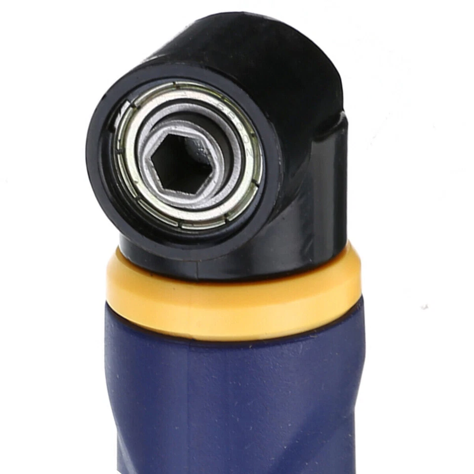 Bithalter Bit Winkelaufsatz 90 Grad Winkelgetriebe Winkelschrauber Vorsatz 1/4” - Bild 2 von 4