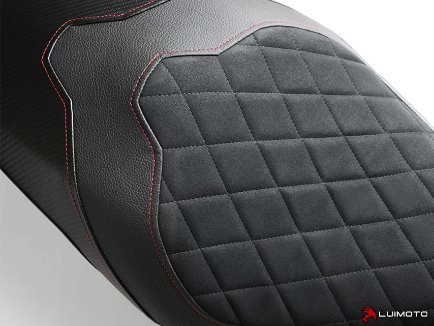 Seat Cover for Ducati Monster 821 1200, 2017-2019 2020 2021 Black Luimoto Rider - Image 2 of 4