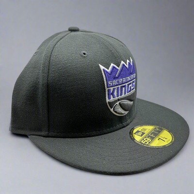 SACRAMENTO KINGS 59FIFTY NEW ERA GREY FITTED HAT