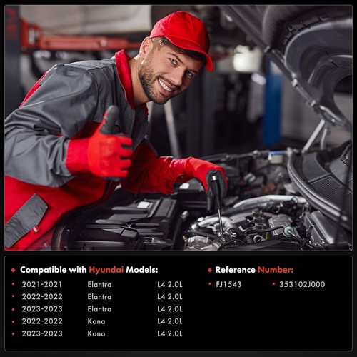 Inyector de combustible nuevo 4 piezas para Hyundai Elantra 2021-2023 Kona 2022-2023 L4 2,0 L DOHC - Imagen 2 de 8