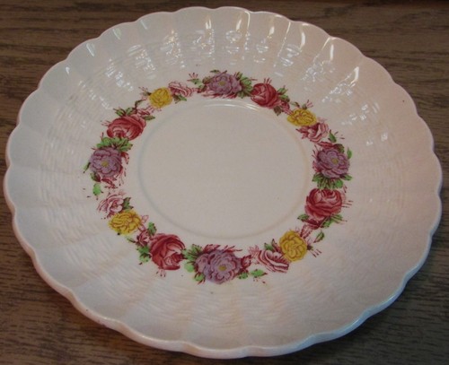 LOT OF 7 VINTAGE COPELAND SPODE BRIAR ROSE FOOTED TEACUPS & SAUCERS, USED - VG - Picture 6 of 21