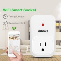 Amake Wifi Smart Plug/socket,electrical Outlet Switch Intelligent Wireless Timer Amake Wifi Smart Plug/socket,electrical Outlet Switch Intelligent Wireless Timer