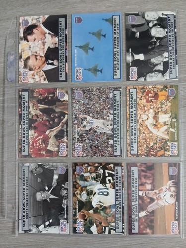 1990 Pro Set Superbowl Supermen Ticket Complete Set Rare 1-150 Ordered In Pages - Picture 7 of 7