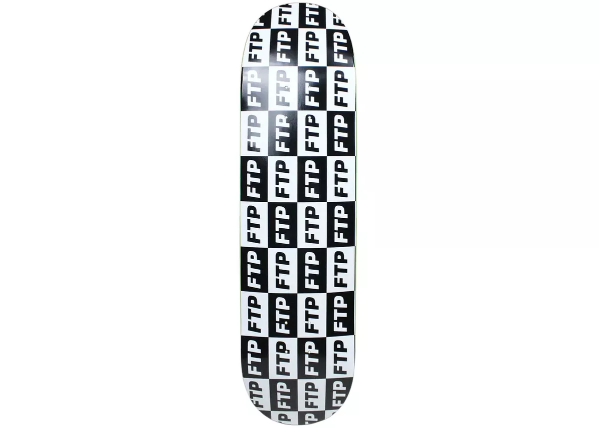 FTP CHECKERED LOGO Deck Skateboard Size 8.25 FuckThePopulation Limited Supreme