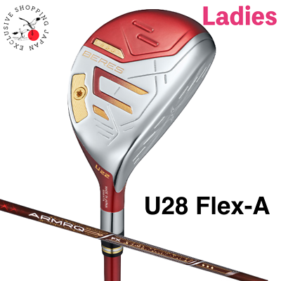 HONMA BERES Ladies 3S 3 Star 2024 Utility Hybrid U28 ARMRQ FX