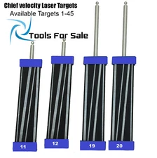 Chief Velocity Measuring System Laser Targets (All Targets, #1-45 Available) 