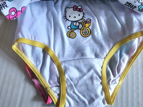 HELLO KITTY BUNDLE 2 SETS OF TOOTHBRUSHES, 4T T-SHIRT, 4T BRIEFS - Picture 12 of 13