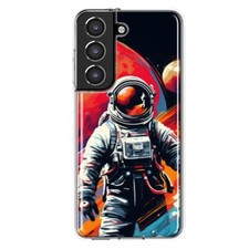 Mundaze Case for Samsung Galaxy S22 Plus Cover Astronaut Mars Pop Art