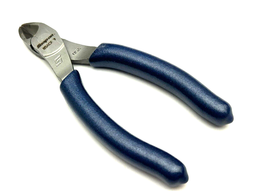 Snap On Tools NEW 85ACFMB Power Blue Soft Grip 5" Diagonal Cutter Pliers USA - Picture 7 of 10