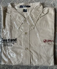 Jiffy Lube Tan XXL Port Authority Tan Shirt Heartland Automotive Services New