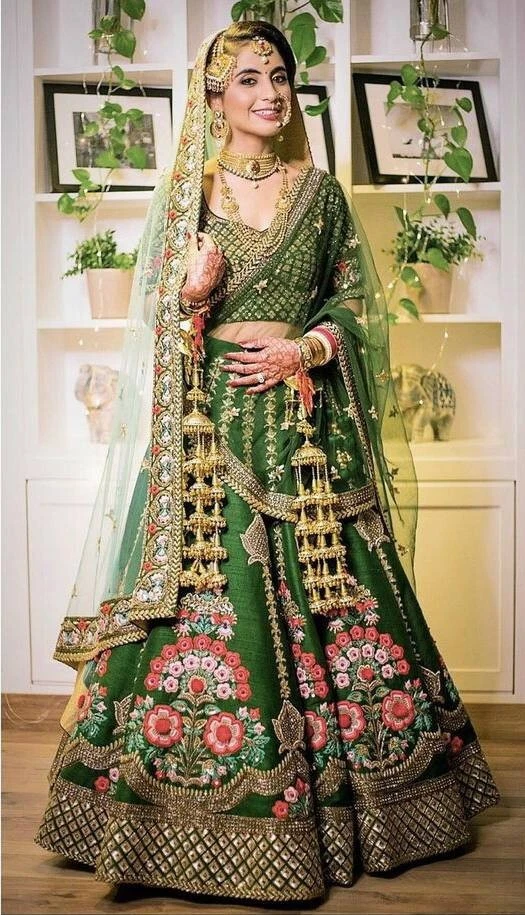 Lehenga Choli Indian Festival Lengha Chunri Ghagra Ethnic Wedding Wear Festival
