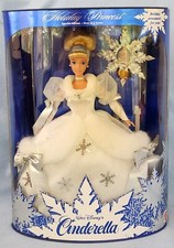1996 Mattel Walt Disney HOLIDAY PRINCESS CINDERELLA SE 1st in Series New NRFB