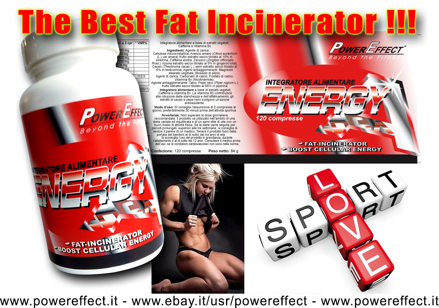 Bruciagrassi Professionale Energy-A PowerEffect - Ottimizzatore Metabolico - 2