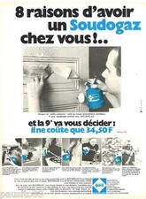 PUBLICITE ADVERTISING 105  1970  CAMPING GAZ   LE soudogaz