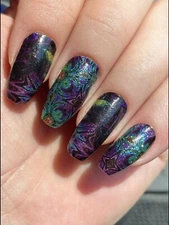 Color Nail Polish Strips, 16ct. CLASSY CLAWS & CCN. KRYPTONITE