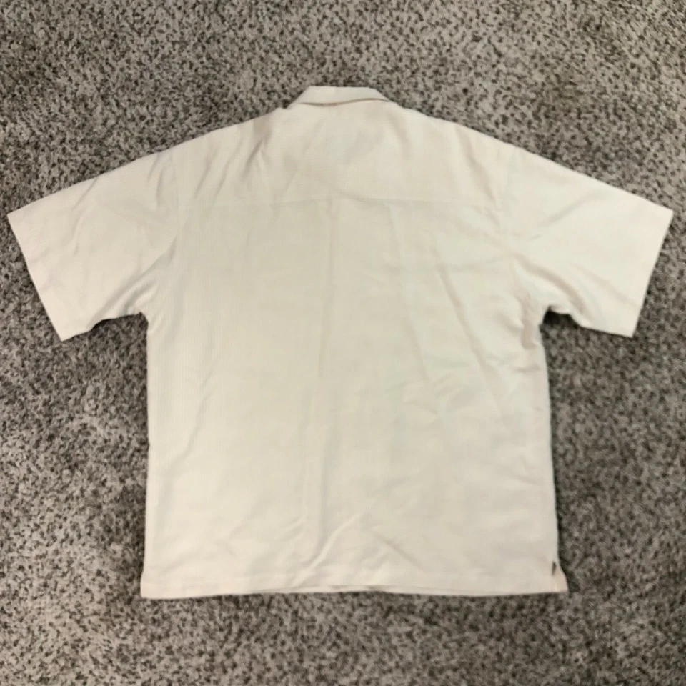 复古 OC Ocean Current 男式 L 码黄色格子滑板冲浪衬衫纽扣 — 第 4/4 张图片