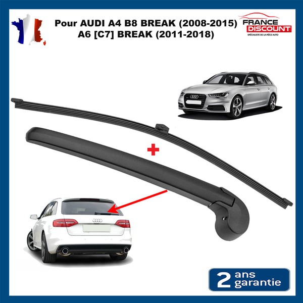 Partsline Wischerarm Heckscheibe FüR Audi A4 A6 Allroad 8K 405 Mm Schwarz-image
