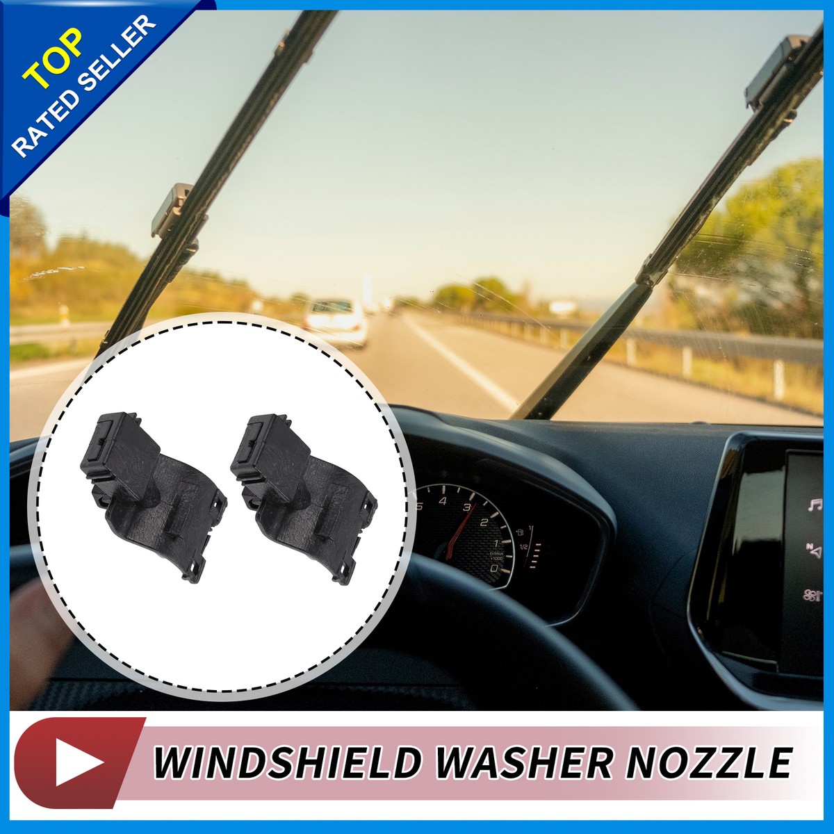 Pack of 2 for Toyota Tacoma 2016-2023 Windshield Washer Nozzle | eBay