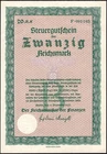20 Reichsmark 1937 - Steuergutschein - Series: F091105 - Germany -"F95"