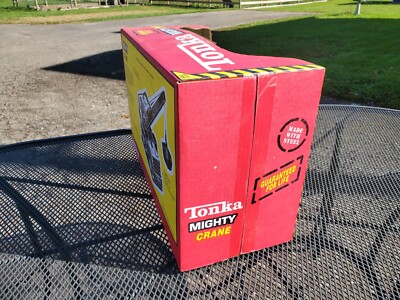 Tonka Mighty Crane Truck 758 Euclid Green Pressed Steel 2000 Toy
